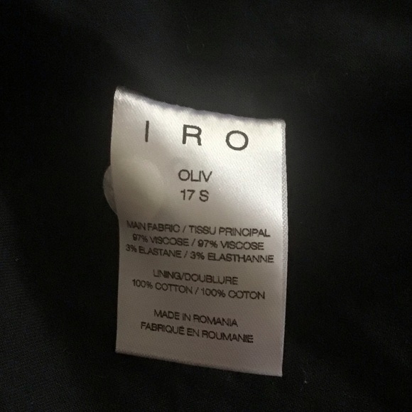 NWT Iro silver sequin Oliv jacket motorcycle style - Picture 7 of 12